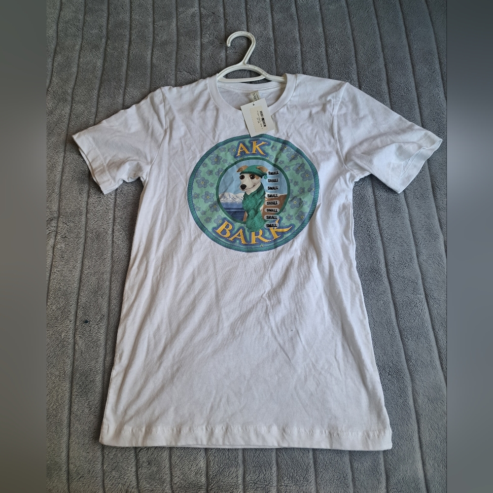 AK Bark White T-Shirt (SM)